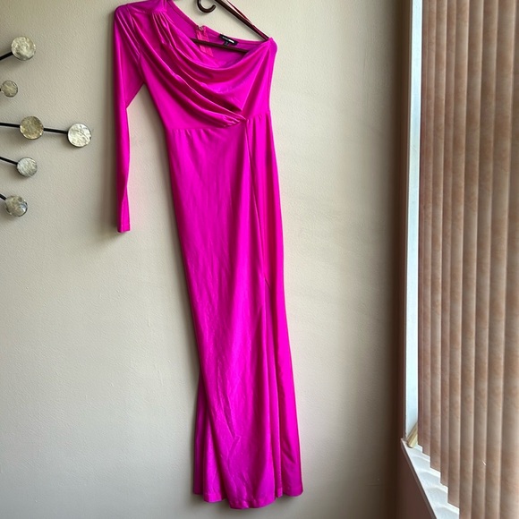 Fashion Nova Dresses & Skirts - Fashion Nova Women’s Pink Dress Sz XS Cutout One Shoulder ST2125